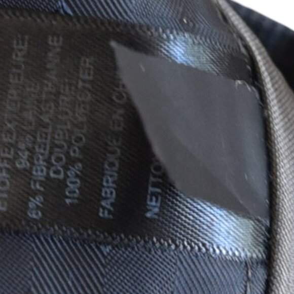 Express Producer Blazer 42R 94% Wool Charcoal Gray Modern Business Minimalist - Picture 4 of 8